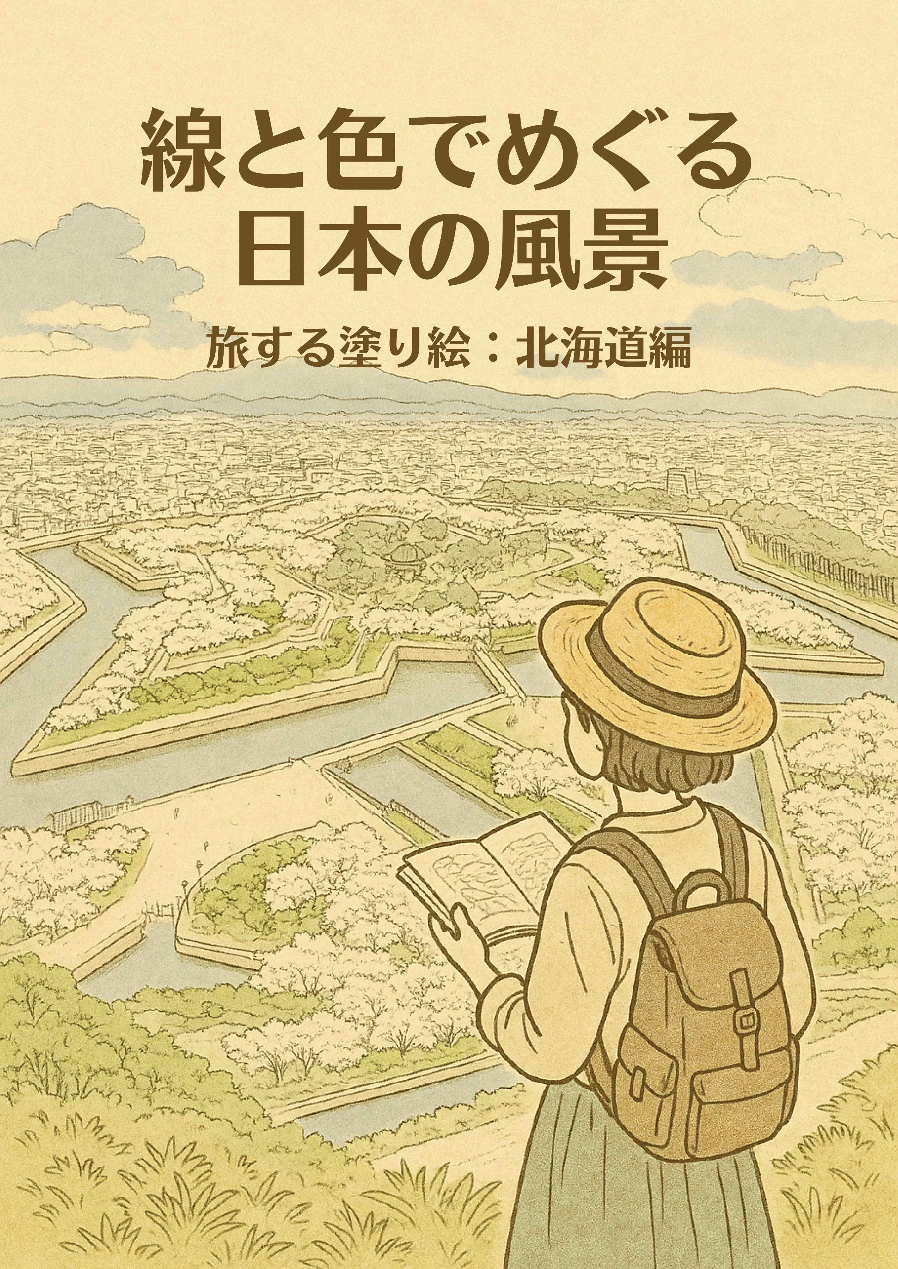 Kindle出版された塗り絵本の表紙